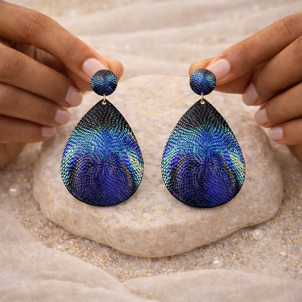 Peacock Earrings