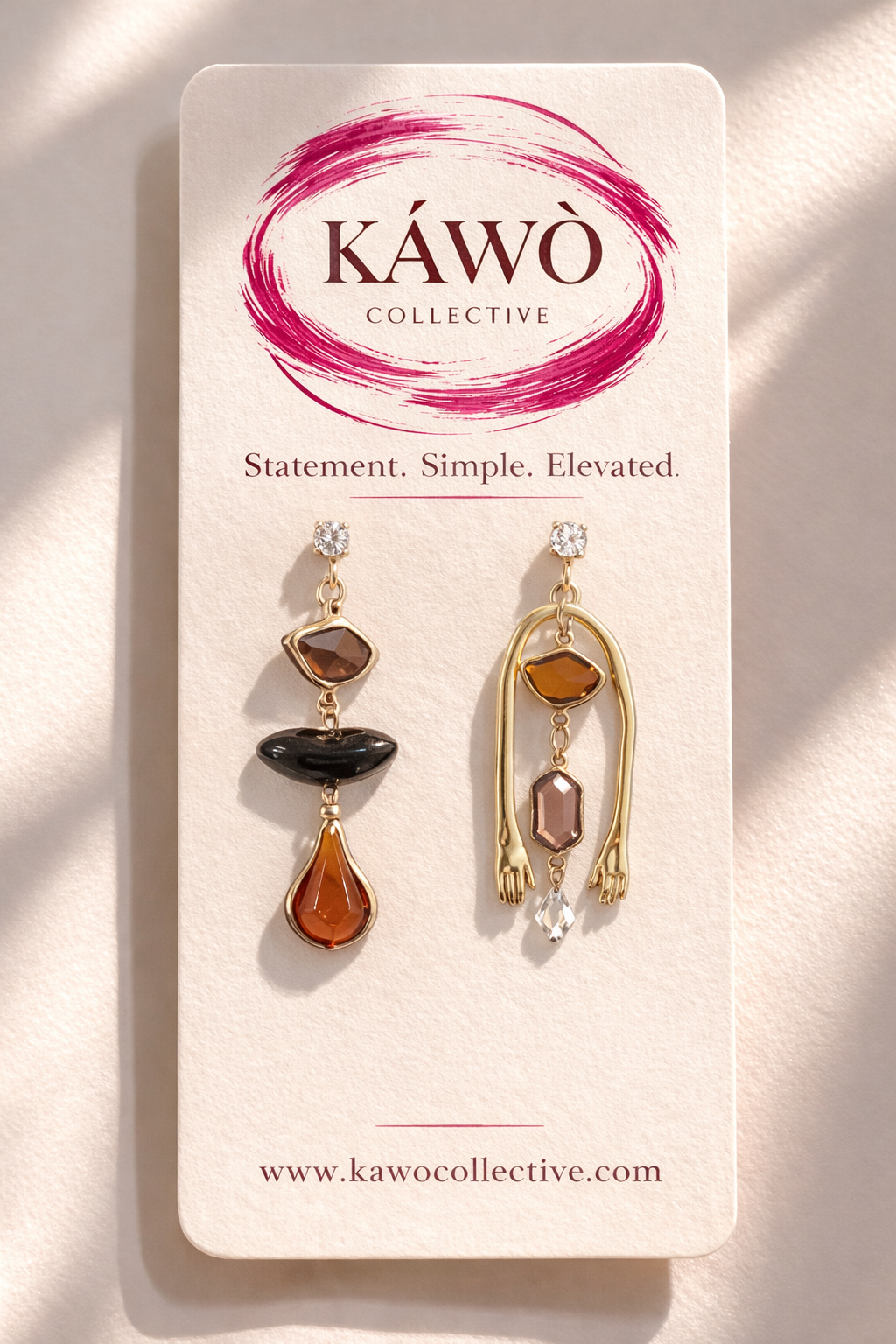 Jupiter (Asymmetrical Pair) Earrings