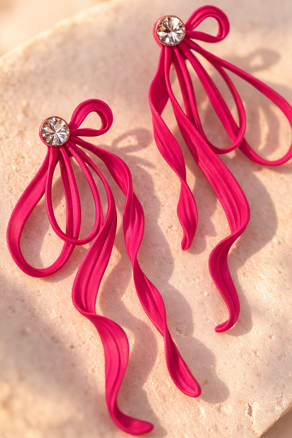 Aura Fuschia Earrings