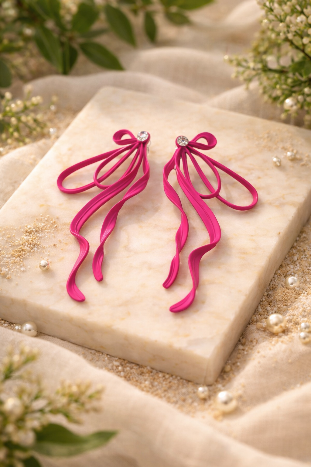 Aura Fuschia Earrings