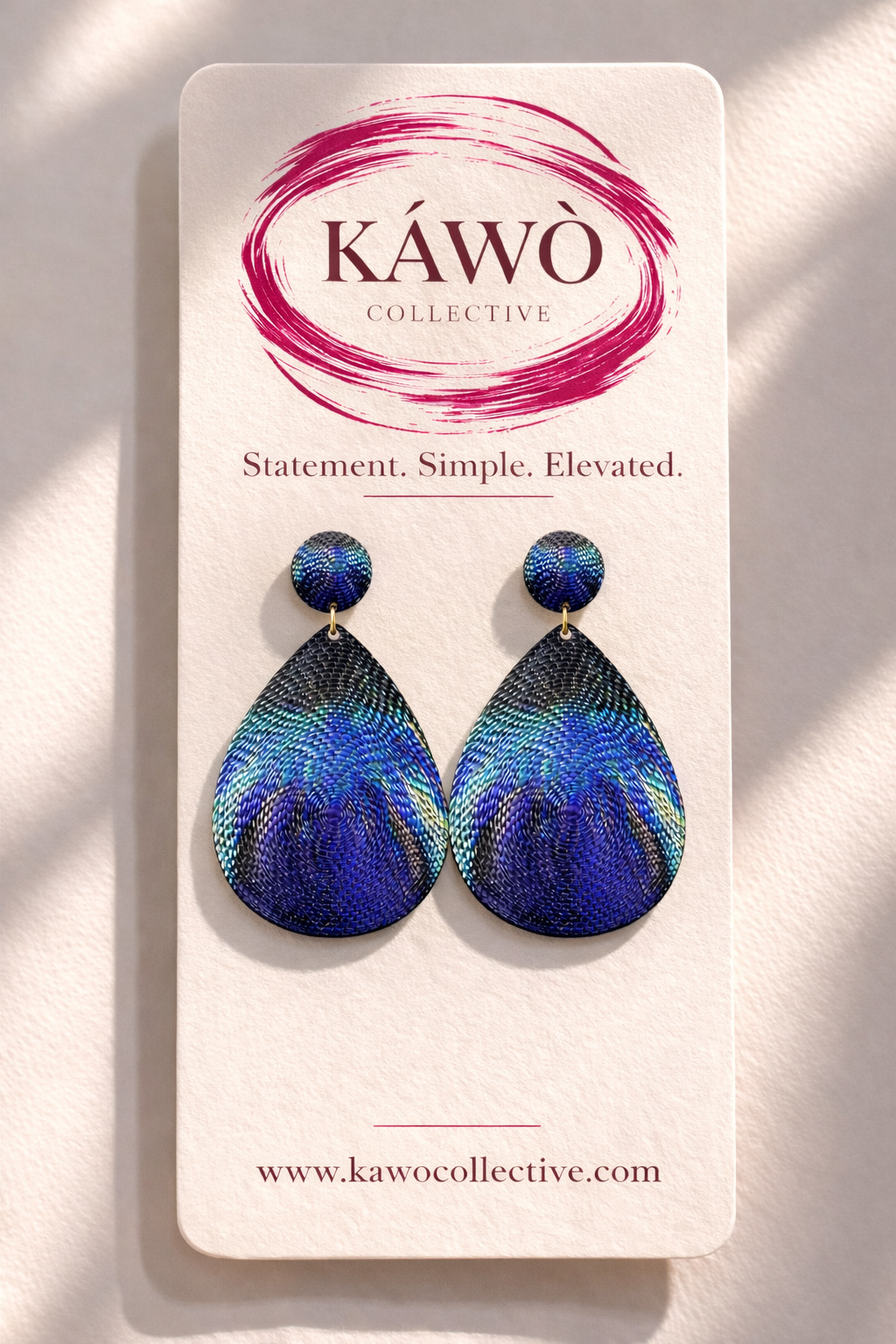 Peacock Earrings