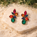 Jewel Bloom Statement Earrings