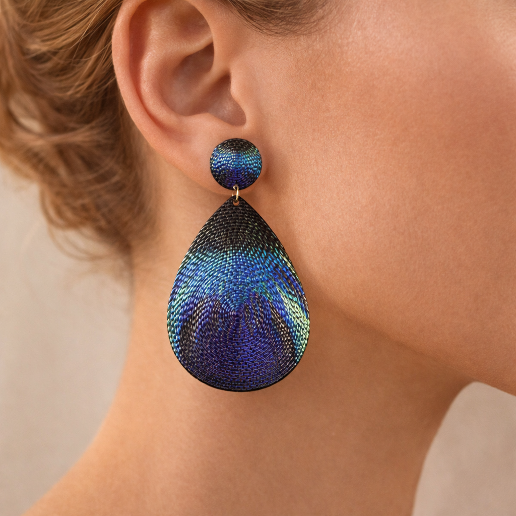 Peacock Earrings