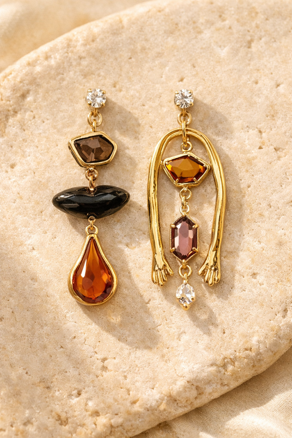 Jupiter (Asymmetrical Pair) Earrings